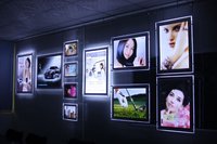 Panneau LED A1 ultra-mince rétroéclairé en acrylique pour cadre photo, matériau Duratrans, boîte à lumière pour publicité suspendue A4