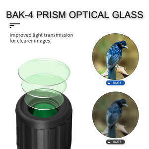 منظار أحادي العين BIJIA <span class=keywords><strong>7x18</strong></span> عالي القوة والجودة للصيد، مع منشور BAK-4 وطلاء FMC أخضر، مدى طويل، ضمان لمدة 3 سنوات للاستخدام الخارجي - Product Image 2