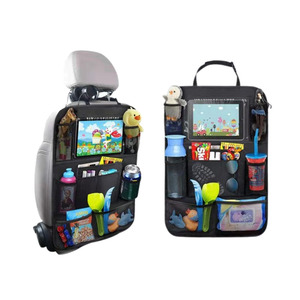 2 pièces par taille Oxford Travel Black Backseat Car Organizer avec pochettes de rangement - Product Image 2