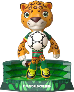 Mascotte de la Coupe du Monde 2026, figurine de la Coupe du Monde <span class=keywords><strong>FIFA</strong></span>, boîte mystère, style stade, la mascotte en position de soutien, boîte mystère <span class=keywords><strong>FIFA</strong></span> - Product Image 5