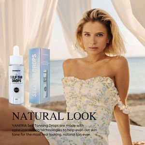 Gocce Autoabbronzanti Correttive del Colore, Siero Abbronzante Senza Sole per Viso e Corpo, Gocce <span class=keywords><strong>Abbronzanti</strong></span> per un Bagliore Dorato Naturale 50ml, Private Label OEM - Product Image 3