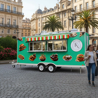 Camion de restauration rapide mobile Chammp 2026 pour pizzas, glaces, café, avec cuisine complète, restaurant de rue, camion de restauration pour hamburgers, remorque à vendre