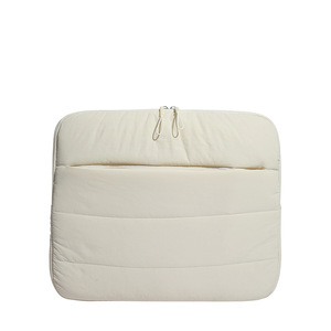 Sac à main pour ordinateur portable en nylon imperméable, housse de protection matelassée souple, grande capacité, style Ins pour femmes, sacoche de transport pour hommes - Product Image 1