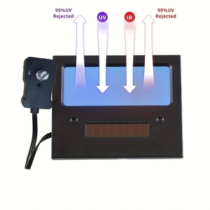 TRUSOXIN TX300BF NEW AAA Battery Solar Auto Darkening TIG MIG MMA Welding Mask Helmet 1/10000s <b>Switch</b> <b>Time</b> Welding Mirror Set - Product Image 5