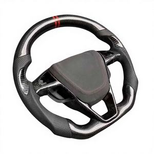 Volante Deportivo de Fibra de Carbono Personalizado MK3 con Cuero para Trim para EcoBoost/<span class=keywords><strong>Shelby</strong></span> GT350 Mondeo/<span class=keywords><strong>Focus</strong></span> - Product Image 4