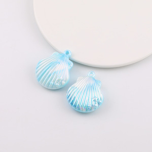 ลูกปัดอะคริลิคเปลือกแข็ง สีรุ้งหลากสี สำหรับทำเครื่องประดับ DIY สร้อยคอ พวงกุญแจ จี้ งานฝีมือ - Product Image 4