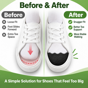 Plantillas para Zapatos Holgados, Almohadillas para los Dedos del Pie para Mejorar el Ajuste, Reducir el Deslizamiento y Aportar Comodidad para Hombres y Mujeres - Product Image 4