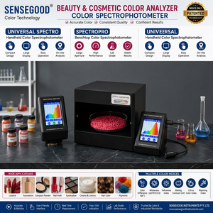 Espectrofotómetro de Color para Cosméticos, 400-700 Nm, Resolución de 1 Nm, Analizador para Pruebas de Muestras de Polvo/Pasta Cosmética, Sensegood - Product Image 1