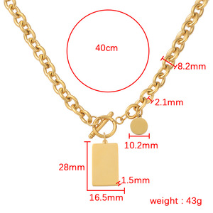 <span class=keywords><strong>Bijoux</strong></span> de mode vierges personnalisés en acier inoxydable étiquettes de <span class=keywords><strong>bijoux</strong></span> à breloque rectangle rond gravé pour la fabrication de colliers vierges pour la <span class=keywords><strong>gravure</strong></span> - Product Image 2