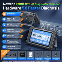 XTOOL D7S EU lecteur de code de broche de clé de voiture Machine de programmation de clé automatique pour toutes les voitures lecteur de code tout en un outil de Diagnostic 39 + réinitialisation