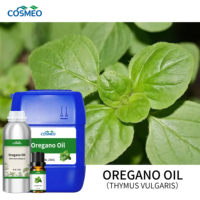 Huile d'origan de qualité industrielle, huile essentielle extraite de carvacrol, approvisionnement en vrac, OEM/ODM