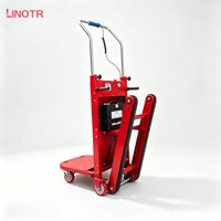 Chariot Électrique Pliable pour Escaliers, 400 kg, Batterie Lithium 48V, Plateforme Électrique Robuste pour Monter les Escaliers - Vente Chaude