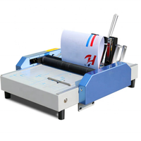 Agrafeuse et plieuse de papier de fabricant de livret semi-automatique de haute qualité A3