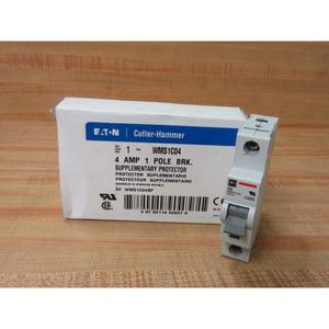 Protector suplementario Eaton Cutler-Hammer WMS1C04 6A de 1 polo para disyuntor, montaje enchufable - Product Image 1