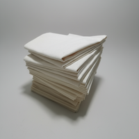 Toile de cuisson en coton pur non blanchi pour pain au levain artisanal, naturelle, de qualité alimentaire et réutilisable