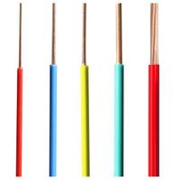 Vente directe d'usine, câble électrique en cuivre isolé en PVC, 1,5 mm, 2,5 mm, 4 mm, 6 mm, 10 mm, 450/750 V, pour le câblage de bâtiments et de maisons