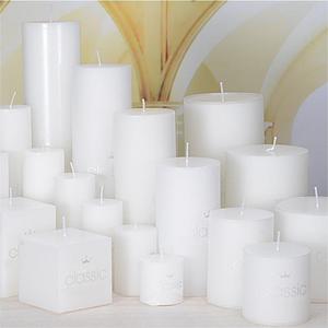 <span class=keywords><strong>Bougie</strong></span> pilier <span class=keywords><strong>blanche</strong></span> en gros, bougies colonnes romaines rétro européennes, bougies cylindriques finies pour la décoration de mariage - Product Image 4