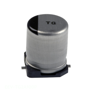 ตัวเก็บประจุแบบยึดพื้นผิว10 uF 20% 100V SMD EEV-TG2A100P 10 uF - Product Image 1