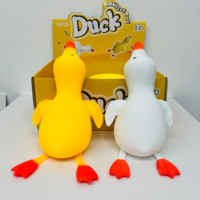 Jouet Squishy Géant Canard Mignon 36*16.5cm, à Remontée Lente, Doux, Anti-Stress, Décompression Sensorielle, Cadeau d'Anniversaire, Faveurs de Fête