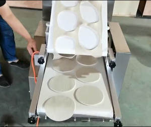 เครื่องอัดขนมปัง Paratha แบบชั้นเดียว,เครื่องทำขนมปัง Roti ทำขนมปังแบบอินเดียขนาดเล็กแบบอัตโนมัติ - Product Image 2