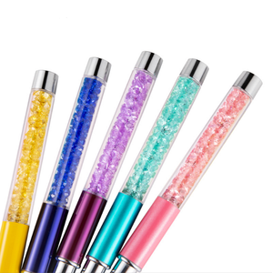 Lot de 5 pinceaux longs à manche diamant pour nail art, poils en nylon, outils de précision pour la manucure et le nail art - Product Image 5