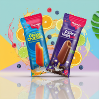 Sachet d'emballage en plastique imprimé sur mesure, scellé au dos, pour fruits secs, glaces, bâtonnets glacés et snacks