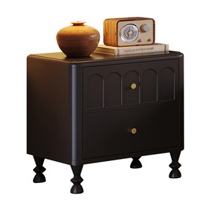 Mesita <span class=keywords><strong>de</strong></span> <span class=keywords><strong>noche</strong></span> móvil neoclásica, mueble <span class=keywords><strong>de</strong></span> almacenamiento <span class=keywords><strong>de</strong></span> madera maciza para dormitorio moderno, muebles <span class=keywords><strong>de</strong></span> dormitorio <span class=keywords><strong>de</strong></span> alta gama <span class=keywords><strong>y</strong></span> lujo ligero para el hogar - Product Image 1