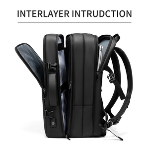 Rugzak mochila inteligente antirroubo, mochila masculina para viagem, negócios, <span class=keywords><strong>anti</strong></span>-furto - Product Image 5