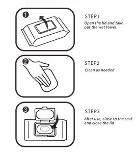 Paños desinfectantes personalizados sin perfume, sin alcohol, suaves, no tejidos, envasados <span class=keywords><strong>en</strong></span> blanco, para mascotas (dientes, ojos, orejas, <span class=keywords><strong>nariz</strong></span>, barbilla, cuerpo, excrementos, dedos) - Fabricación OEM/ODM - Product Image 4