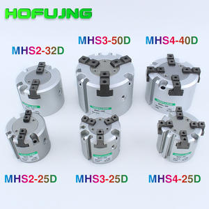 Pinza Neumática de Tres Mordazas MHS2/3/4-16-20-25-32-40-50-80-100D, Cilindro de Agarre de Grado Nuevo para Maquinaria de Construcción - Product Image 1