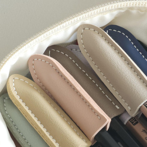 Protector de punta de lápiz de cuero PU multicolor simple, tapa para lápiz, tapa para bolígrafo, punta de lápiz a prueba de caídas y perforaciones - Product Image 3