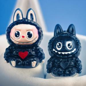 Jouet anti-stress souple Labubu, un succès viral en ligne - petite poupée en peluche créative Labubu, vente en gros directe d'usine. - Product Image 2