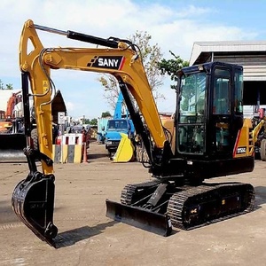 เครื่องขุดไฮดรอลิก5ton SY55พร้อมปั๊ม50kw เครื่องยนต์มือสองจากประเทศจีน - Product Image 1
