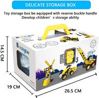 Jouets de construction STEM, ensemble éducatif 8-en-1 pour enfants de 5 à 7 ans avec 100 pièces, ensemble d'assemblage éducatif