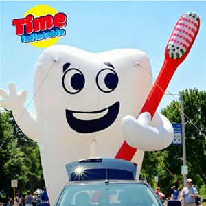 Buitenreclame Promotie Gigantische Opblaasbare Tand Model Ballon Met Tandenborstel Waterdicht En Duurzaam Pvc-Materiaal - Product Image 4