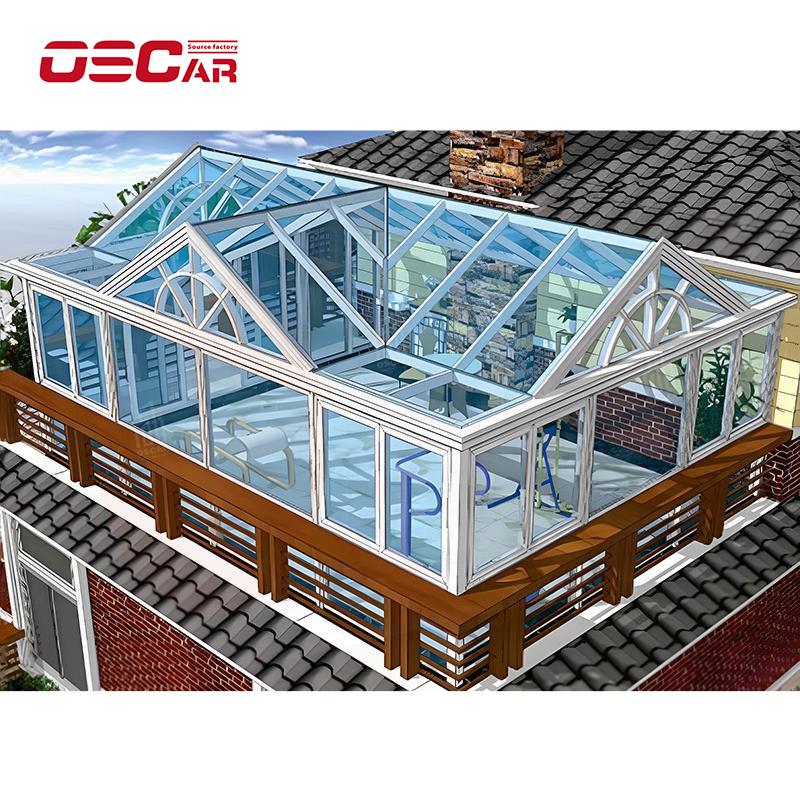 Victorian Sunroom Diy отдельно стоящий бассейн Патио Сад стеклянный дом солярий Солярий