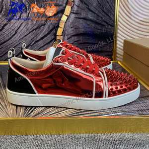 Zapatos Deportivos de Estilo Retro para Hombre y Mujer, Hechos de Cuero, Cómodos para Caminar, Estilo Louboutin - Product Image 4