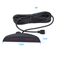Bosstar 4 capteurs systèmes d'avertissement de recul système de capteur de stationnement de voiture assistant de stationnement avant arrière aide à la marche arrière de voiture Radar
