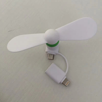 Mini Ventilador USB Portátil de Bajo Consumo para Teléfono, en Oferta