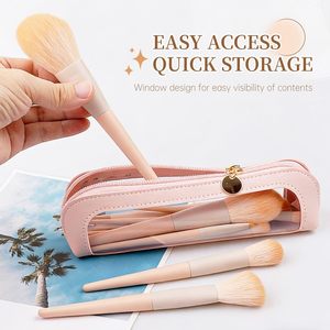 Portable Waterproof Brush Case <b>Travel</b> Cosmetic Organizer Pouch <b>Small</b> Clear Makeup <b>Bag</b> for Women - Product Image 6