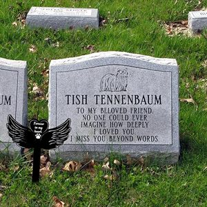 Black Angel Wings Pet Memorial Stake con <span class=keywords><strong>palabras</strong></span> <span class=keywords><strong>de</strong></span> recuerdo, Dog Prints Sympathy Dog Grave Plaque Cemetery Markers Decoraciones - Product Image 4