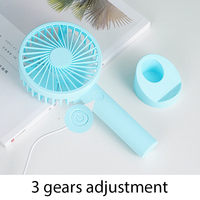 Vente en gros de ventilateurs portables miniatures rechargeables, ventilateurs multifonctions, ventilateurs à main à 3 vitesses, mini ventilateurs à main