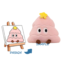 Porte-clés en peluche super doux personnalisable - Adorable petit format unisexe pour fêtes et réconfort