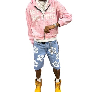 Vente en gros de sweats à capuche pour hommes, épais, style streetwear, effet délavé à la pierre et à l'acide, coupe oversize, personnalisables, direct fabricant - Product Image 5