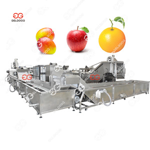Industrial Roller Type Frozen Fruit Cleaning Drying Machine Price-Effective Blueberry Strawberry Washing System Air Bubble - Product Image 3