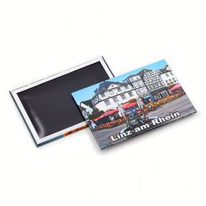 แม่เหล็กติดตู้เย็นแบบสี่เหลี่ยมขนาด 80*53 มม. ชุดวัสดุ DIY สำหรับพิมพ์ลายตามสั่ง ราคาส่งที่ดีที่สุด - Product Image 6