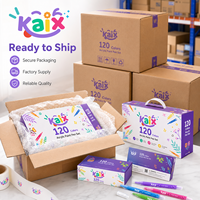 Stylo gel acrylique KAIX Rich Color Factory Direct, 12, 24, 36, 120 couleurs, ensembles de stylos gel acryliques opaques pour l'art et les loisirs créatifs