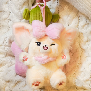ตุ๊กตาเฟนเนคฟ็อกซ์นุ่มนิ่มน่ารักคุณภาพสูงสำหรับพวงกุญแจห้อยกระเป๋า  ขายส่ง - Product Image 5
