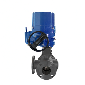 Válvula de Bola Eléctrica Motorizada de Acero Inoxidable de 2 Pulgadas y 3 Vías a Prueba de Explosiones COVNA, Pedido Urgente HK60Q-EX-FT, Válvula de Bola con Brida - Product Image 6