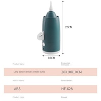 Nouvelle mini pompe à ballons cylindrique portable en plastique, rechargeable, pour ballons de rue authentiques